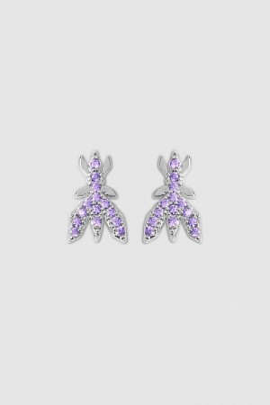 Patrizia Pepe Brass Earrings Pembe | EDV390126
