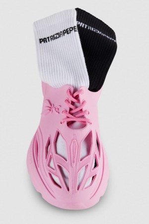 Patrizia Pepe Gummy Pepe Sneakers Pembe | ADG378429