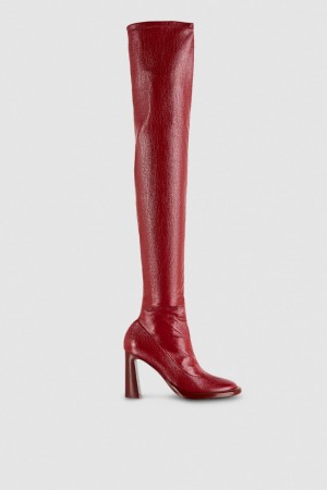 Patrizia Pepe Heeled Boots Kırmızı | EXH914026