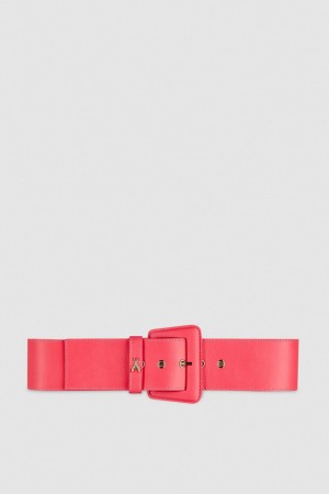 Patrizia Pepe High-waisted Belt With Leather Lining Pembe | UIH180279