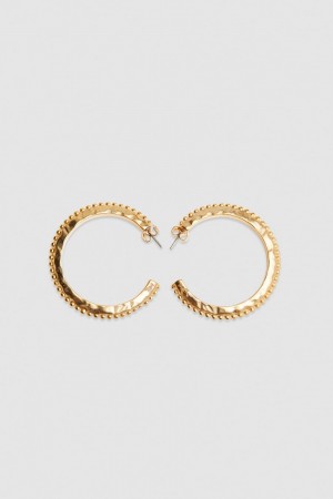 Patrizia Pepe Hoop Earrings Altın | SPB382504