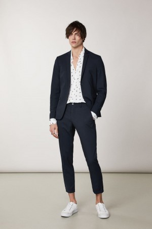 Patrizia Pepe Lined Polyviscose Blazer Mavi | QZE869230