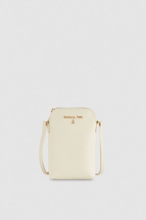 Patrizia Pepe Phone Holder With Shoulder Strap Bej Rengi | LJA503784