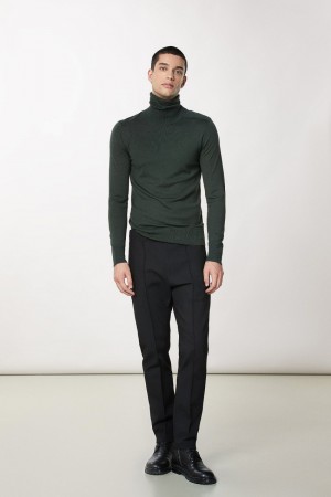 Patrizia Pepe Pure Wool Turtleneck Sweater Yeşil | GIU081274