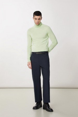 Patrizia Pepe Pure Wool Turtleneck Sweater Yeşil | XCG912456