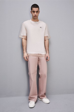 Patrizia Pepe Short Sleeve Jersey T-shirt Beyaz | TUB210368