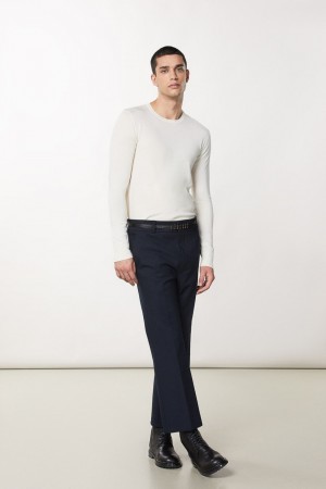 Patrizia Pepe Slim Fit Wool Sweater Beyaz | DOX819607